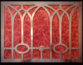 C-250 Chippendale C-19 Edison Phonograph Grill with Velvet