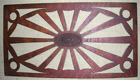 Oak Phonograph Cabinet Grill