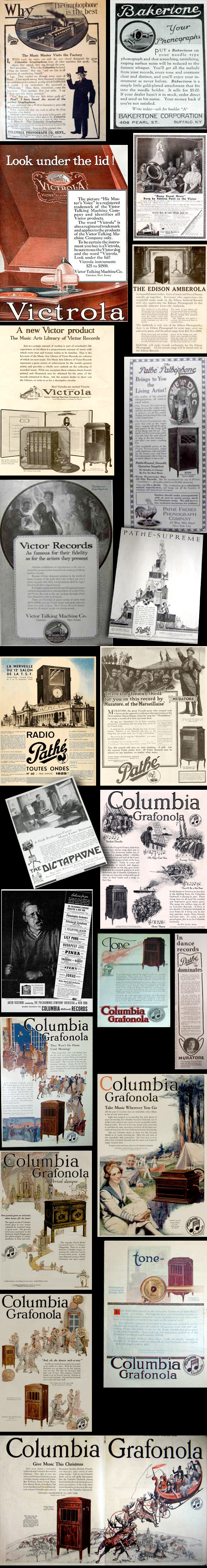 Phonograph, Gramophone, Talking Machine, Graphophone, Grafanola, Victrola, Victor Talking Machine, Edison, Diamond Disc, Sonora, Sonata, Silvertone, Brunswick, His Master's Voice, HMV, Berliner, Johnson, Consolidated, Unites, Paramount, Victory, BlueBird, Columbia, Record Needle, Record Player, Victrola Needle, Gramaphone, Advertising, Ads, Vintage, Antique, Antique record player, Sears, Zonophone, stylus, sapphire tip, Needle, Needles, 